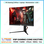 Màn Hình Gaming Cong VSP - VA2718G (R1500 - FullHD - 27inch - 180Hz - 1ms)