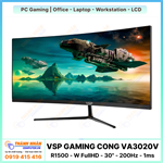 Màn Hình Cong Ultrawide Gaming VSP - VA3020V (R1500 - FullHD - 30" - 200Hz - 1ms)