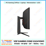 Màn Hình Cong Ultrawide Gaming VSP - VA3416WC (R1500 - W QHD - 34" - 165Hz - 1ms)