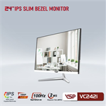 Màn hình VSP VC242i - 24" FHD - IPS - 100Hz - 2ms - Đen/Trắng