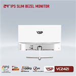 Màn hình VSP VC242i - 24" FHD - IPS - 100Hz - 2ms - Đen/Trắng