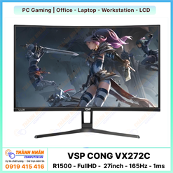 Màn hình cong VSP - VX272C (R1500 - FullHD - 27inch - 165Hz - 1ms)