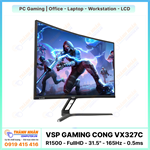 Màn Hình Cong ESport Gaming VSP - VX327C (R1500 - FullHD - 31.5" - 165Hz - 0.5ms)