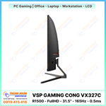 Màn Hình Cong ESport Gaming VSP - VX327C (R1500 - FullHD - 31.5" - 165Hz - 0.5ms)