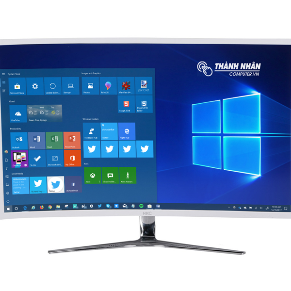 Màn hình HKC C320 Plus Cong - 32 inch FullHD (1920x1200) - Trắng (Mới 99%)