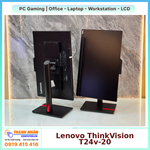 Màn hình Lenovo ThinkVision T24v-20 23.8"/ FHD (1920x1080)/ IPS/ VGA/ HDMI/ DP/ 2USB QSD