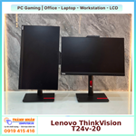 Màn hình Lenovo ThinkVision T24v-20 23.8"/ FHD (1920x1080)/ IPS/ VGA/ HDMI/ DP/ 2USB QSD