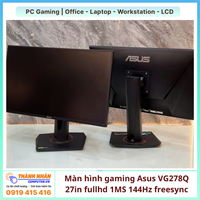 Màn hình gaming Asus VG278Q 27in fullhd 1MS 144Hz freesync QSD