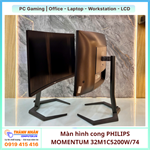 Màn hình cong PHILIPS MOMENTUM 32M1C5200W/74 (32" FHD| 240Hz| VA| Evnia 5000, 240 hz) Like New