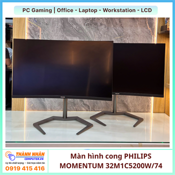 Màn hình cong PHILIPS MOMENTUM 32M1C5200W/74 (32" FHD| 240Hz| VA| Evnia 5000, 240 hz) Like New