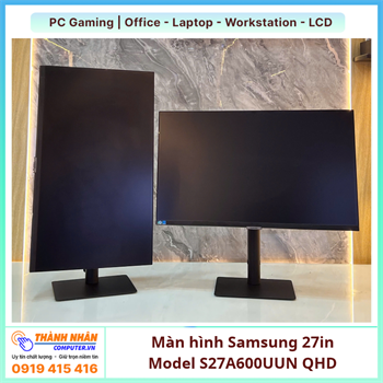 Màn Hình Samsung S27A600UUN 27 Inch QHD IPS 75Hz USB-C QSD
