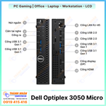 Máy tính bàn mini Dell Optiplex 3050 Micro i5 7500T Ram 8GB SSD 120GB Wifi