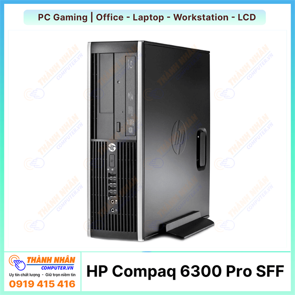 Máy tính bộ HP Compaq 6300 Pro SFF - Intel Core thế hệ 3 / 8Gb / SSD 240Gb