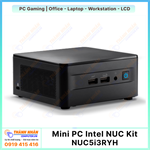 Bộ máy tính để bàn mini PC Intel NUC Kit NUC5i3RYH (Đen) i3 5010U + RAM 4GB + SSD 120GGB