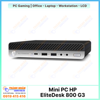 Máy Tính Mini HP EliteDesk 800 G3 ( Intel Gen 6&7 - Ram 8Gb - SSD 256Gb )