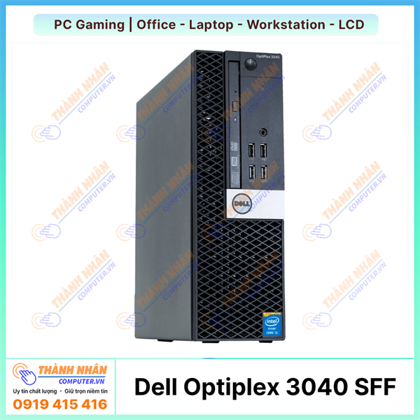 MÁY TÍNH ĐỒNG BỘ DELL OPTIPLEX 3040 SFF Intel Gen 6 Ram 8GB SSD 240GB