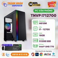 PC Văn Phòng - TNVP I712700 (I7-12700/H610M/16GB Ram/512GB SSD)