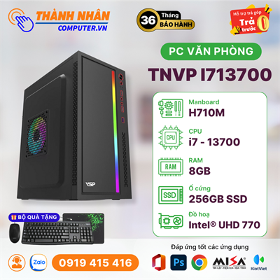 PC Văn Phòng - TNVP I713700 (I7-13700/H710/8GB Ram/256GB SSD)