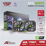 Card màn hình AIVISION GeForce GTX 1660 Ti (6GB - GDDR6 - 1770 MHz - ATX - 450W)