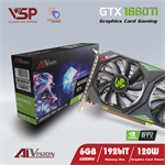 Card màn hình AIVISION GeForce GTX 1660 Ti (6GB - GDDR6 - 1770 MHz - ATX - 450W)