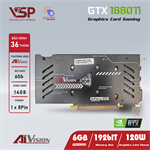 Card màn hình AIVISION GeForce GTX 1660 Ti (6GB - GDDR6 - 1770 MHz - ATX - 450W)