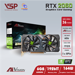 Card màn hình AIVISION GeForce RTX 2060 (6GB - GDDR6 - 1‎680 MHz - ATX - 500W)