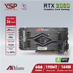 Card màn hình AIVISION GeForce RTX 2060 (6GB - GDDR6 - 1‎680 MHz - ATX - 500W)