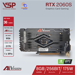 Card màn hình AIVISION GeForce RTX 2060s (8GB - GDDR6 - 1750 MHz - ATX - 500W)