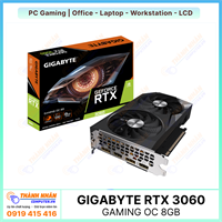 Card màn hình GIGABYTE GeForce RTX 3060 GAMING OC 8G (GV-N3060GAMING OC-8GD)