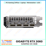 Card màn hình GIGABYTE GeForce RTX 3060 GAMING OC 8G (GV-N3060GAMING OC-8GD)