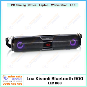 Loa Kisonli Bluetooth 900 - LED RGB