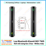 Loa Kisonli Bluetooth LED-901 TWS - Kết nối cùng lúc 2 loa - Nhiều màu