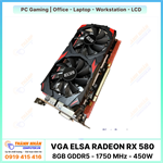 Card màn hình ELSA Radeon RX 580 Dual (8GB - GDDR5 - 1750 MHz - 450W)