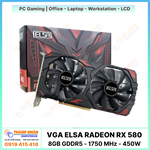 Card màn hình ELSA Radeon RX 580 Dual (8GB - GDDR5 - 1750 MHz - 450W)