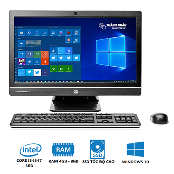 Máy tính All In One HP 6300 Pro Intel Gen 3 Ram 4Gb SSD 120Gb Màn hình 21.5in FHD