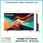 Google Tivi Coocaa 50Y72 4K 50 inch