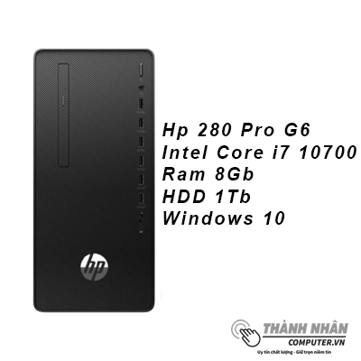 Máy bộ Hp 280 Pro G6 Microtower Chip Intel thế hệ 10 mạnh mẽ New 100% FullBox