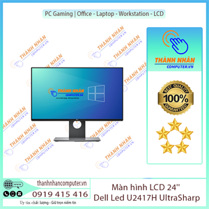 Màn hình LCD Chuyên Đồ Hoạ Chính Hãng Dell 23.8'' U2417H FHD IPS 60Hz New 98%