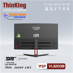 Màn hình cong 32inch VSP ThinKing Master Gaming VL32(CM3203B) Trắng/Đen New 100%