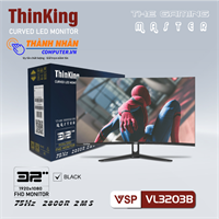 Màn hình cong 32inch VSP ThinKing Master Gaming VL32(CM3203B) Trắng/Đen New 100%