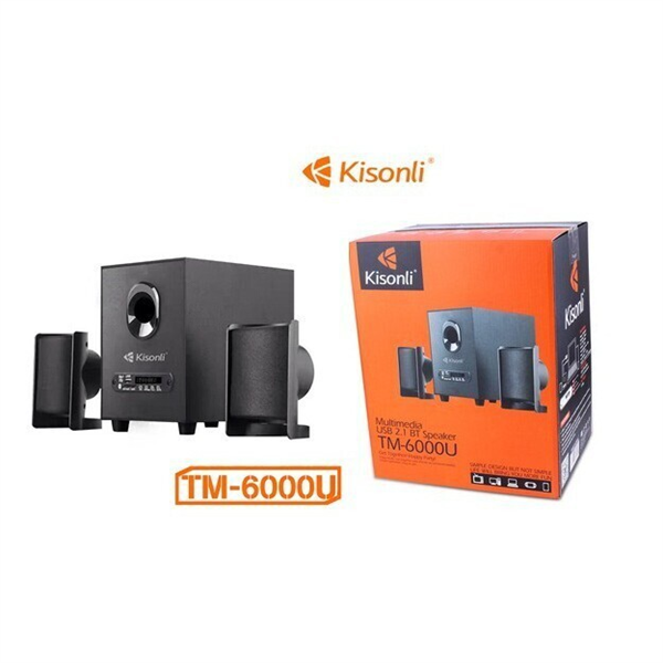 Loa Kisonli tích hợp Bluetooth TM-6000U 2.1 PC - Hàng Chính Hãng FullBox