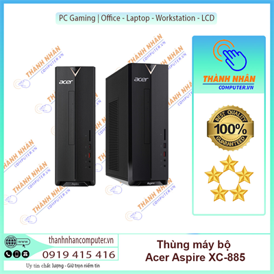 Thùng máy bộ Acer Aspire XC-885 Core i5 8400 Ram 4gb SSD 120GB+HDD 1TB + VGA GT 730 2GB WIFI