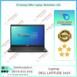 Laptop DELL LATITUDE 3420-L3420I5SSDF512  I5(1135G7)/ 8G/ SSD 512G/ Vga Intel® Iris® Xe Graphics/ 14” FHD/ Led KB/ Fedora/ Grayish Black New Fullbox