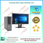 Combo Đen Cá Tính - Pc bộ Dell Optiplex 3020 SFF + Màn Hình  LCD Dell E2314H - Mạnh mẽ & sang trọng