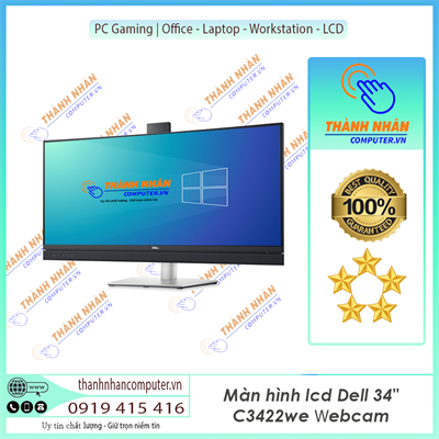 Màn hình máy tính Dell C3422WE 34 inch WQHD IPS Cong USB Type C Webcam