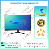 Màn Hình Cong Gaming MSI 32' Optix G32C4 VA FHD 165Hz 1ms New 100%