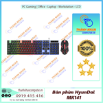 Bộ Bàn Phím Chuột Giả Cơ HY MK141 - Chuyên game - Có đèn LED 7 màu - Cho máy tính, laptop New 100%
