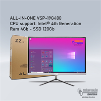 Máy tính ALL-IN-ONE VSP-19G400 Intel Gen 4 Ram 4Gb SSD 120Gb New 100% FullBox