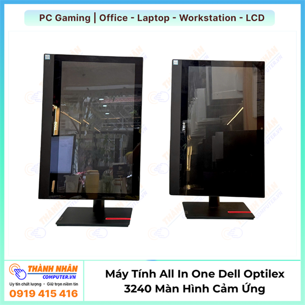 All In One Dell Optilex 3240 Intel Gen 6 (8GB - 128Gb - Màn hình 22" Cảm Ứng)