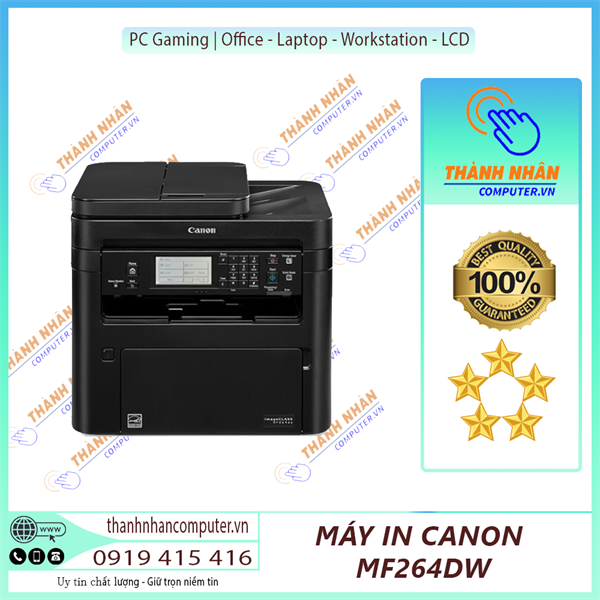 MÁY IN CANON MF264DW (IN ĐẢO MẶT – SCAN – COPY/ WIFI)